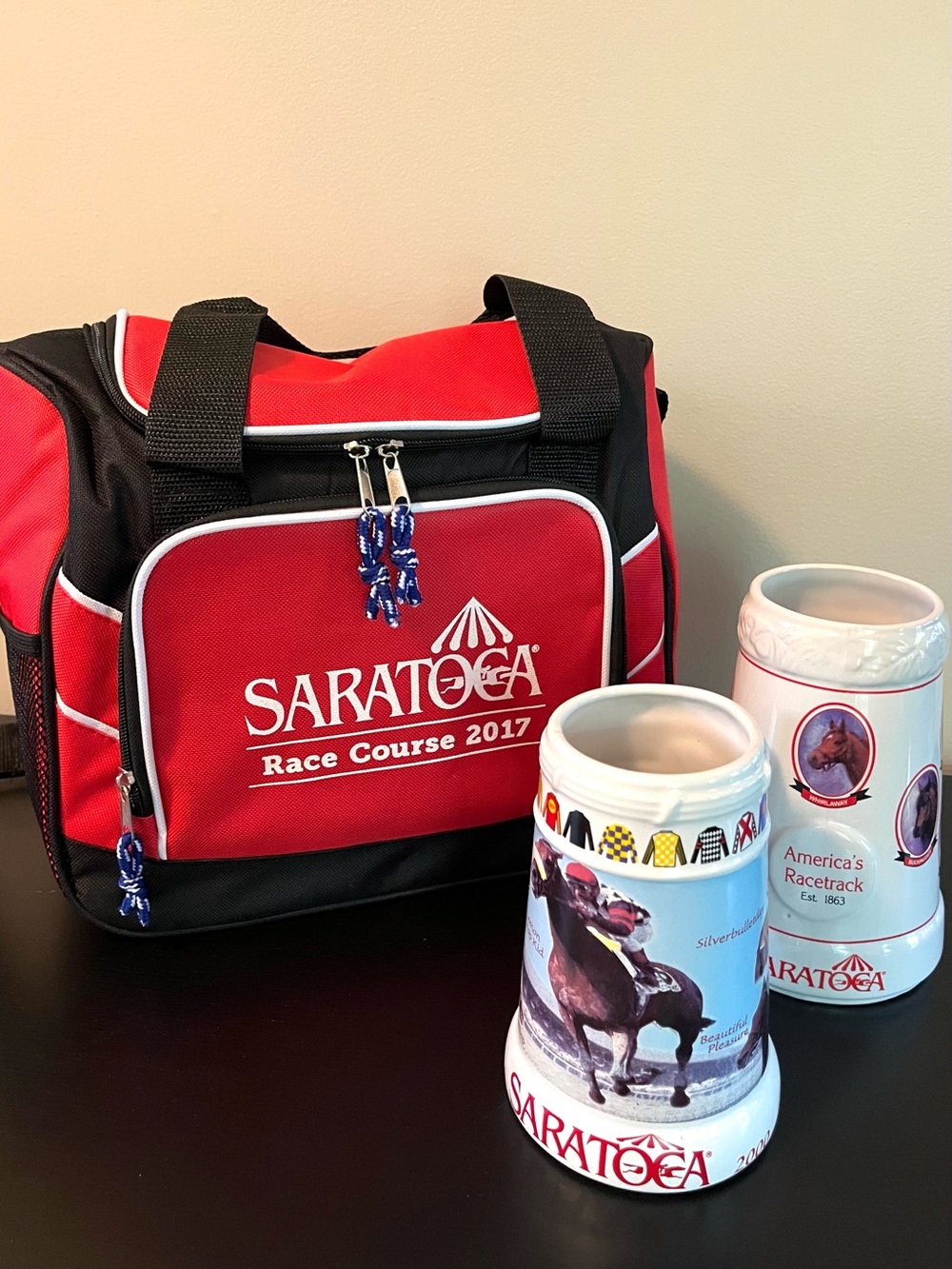 Saratoga Racetrack Cooler Bag & Steins Bundle